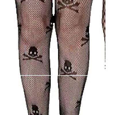 Meet the Secret Womens Tights Fishnet Stockings for Women Sexy Lace Skulls Bones